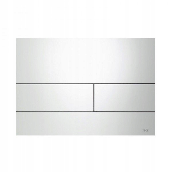 Kovové splachovacie tlačidlo pre Wc Tece Square II biele 9.240.832