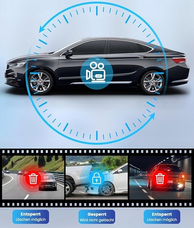 Kamera Samochodowa z Monitorem Parkowania i Detekcją Ruchu 170° R1352 Model ZZxljly235