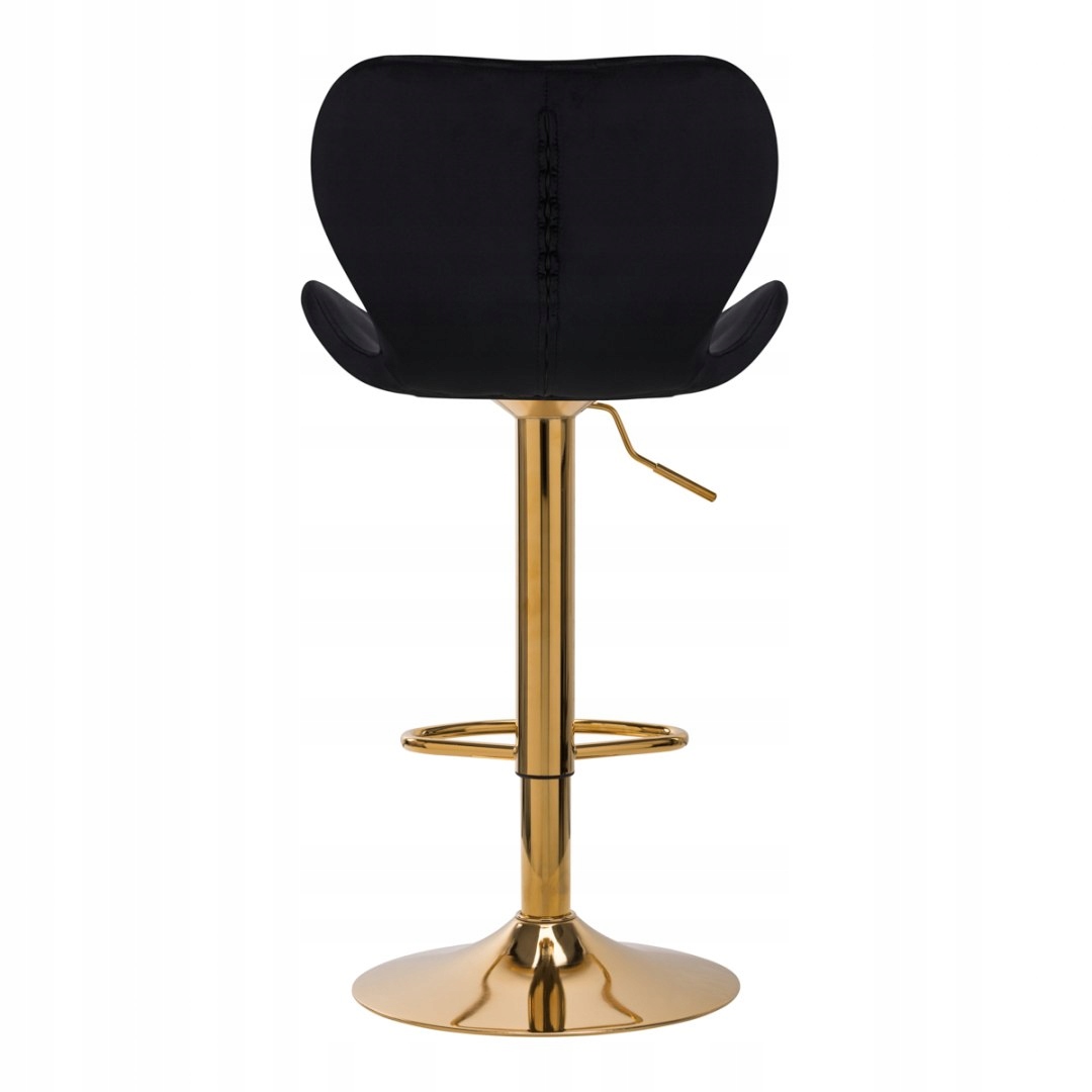 HOKER BAROWY QS-B15 AKSAMIT CZARNY Wysokość mebla 80 cm