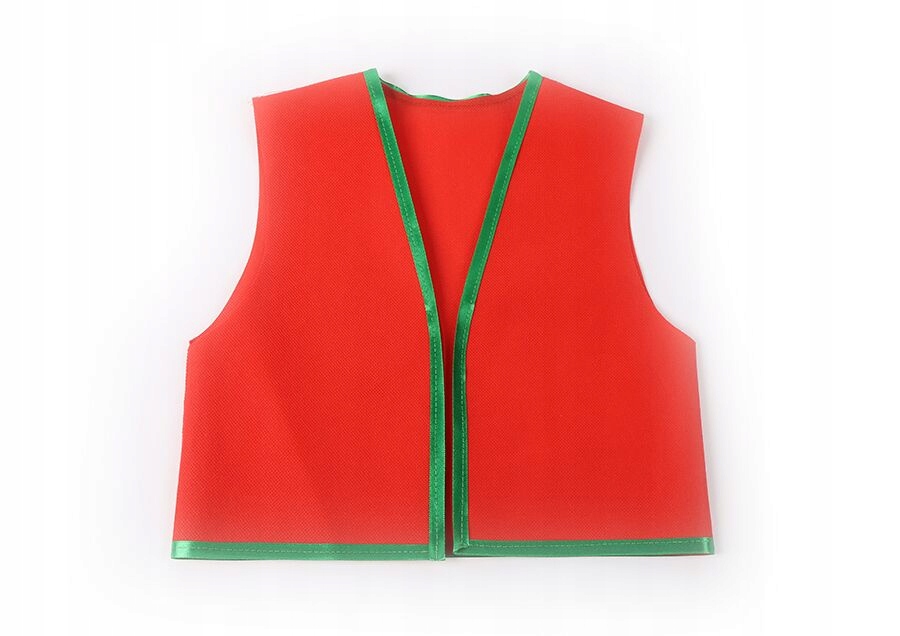 STRÓJ ELF KAMIZELKA OPASKA CZERWONY 3el Kolor dominujący czerwony