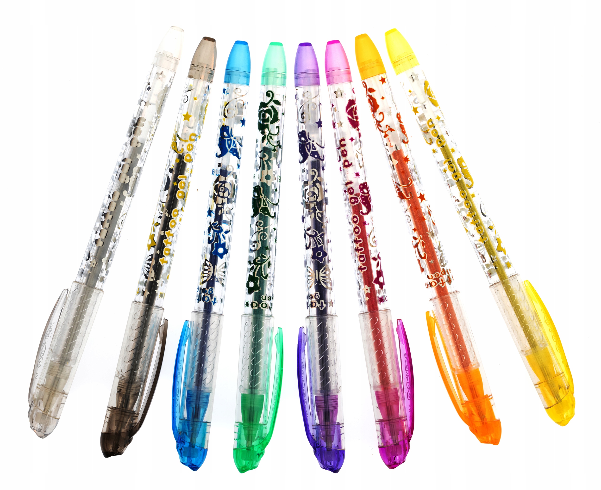 ZESTAW DO ROBIENIA TATUAŻU MASZYNKA PISAKI SZABLON Materiał papier plastik inny