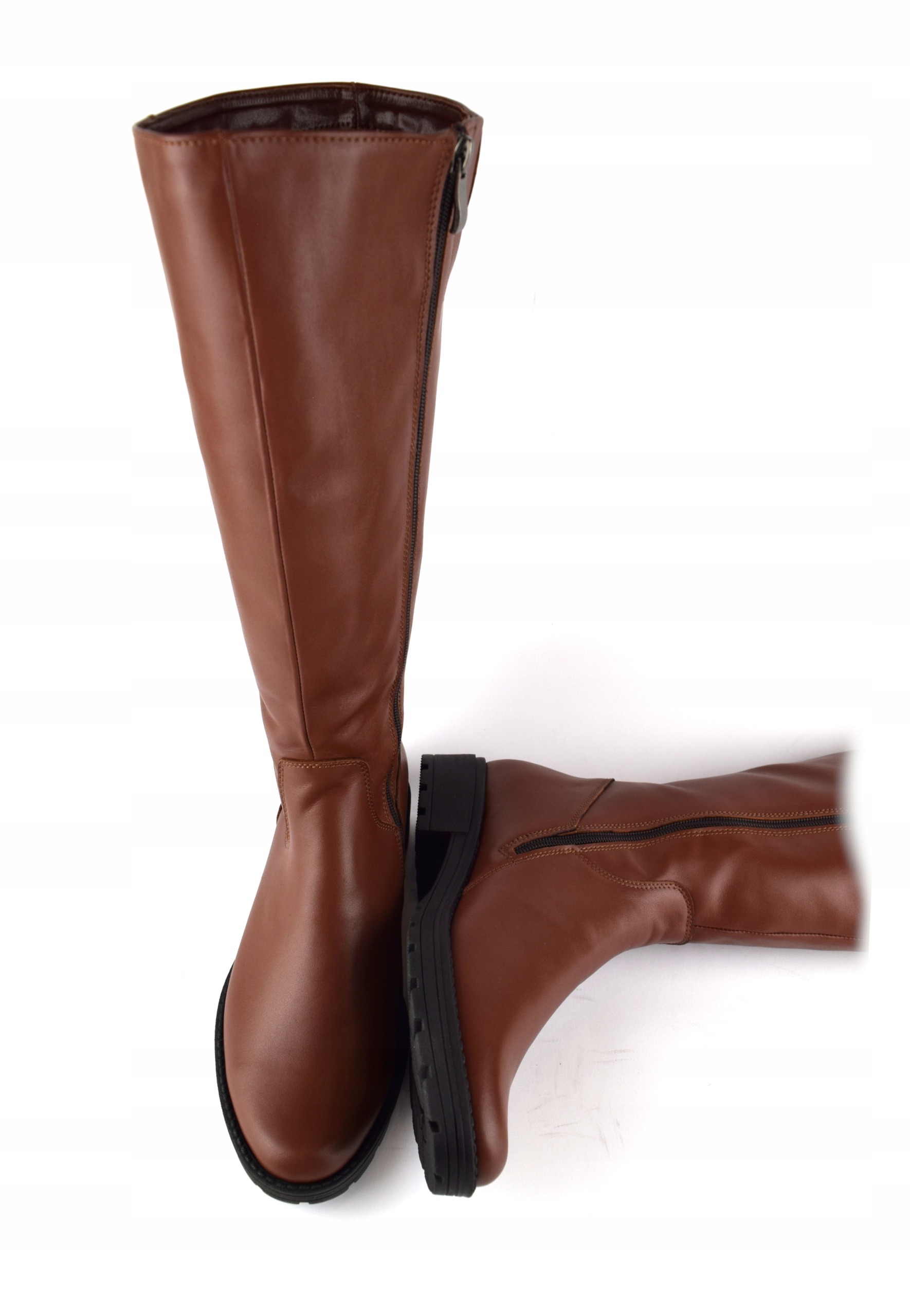 BTK-Kozaki SALMA-1A szeroka łydka skóra zamek r 39 Model SALMA-1A