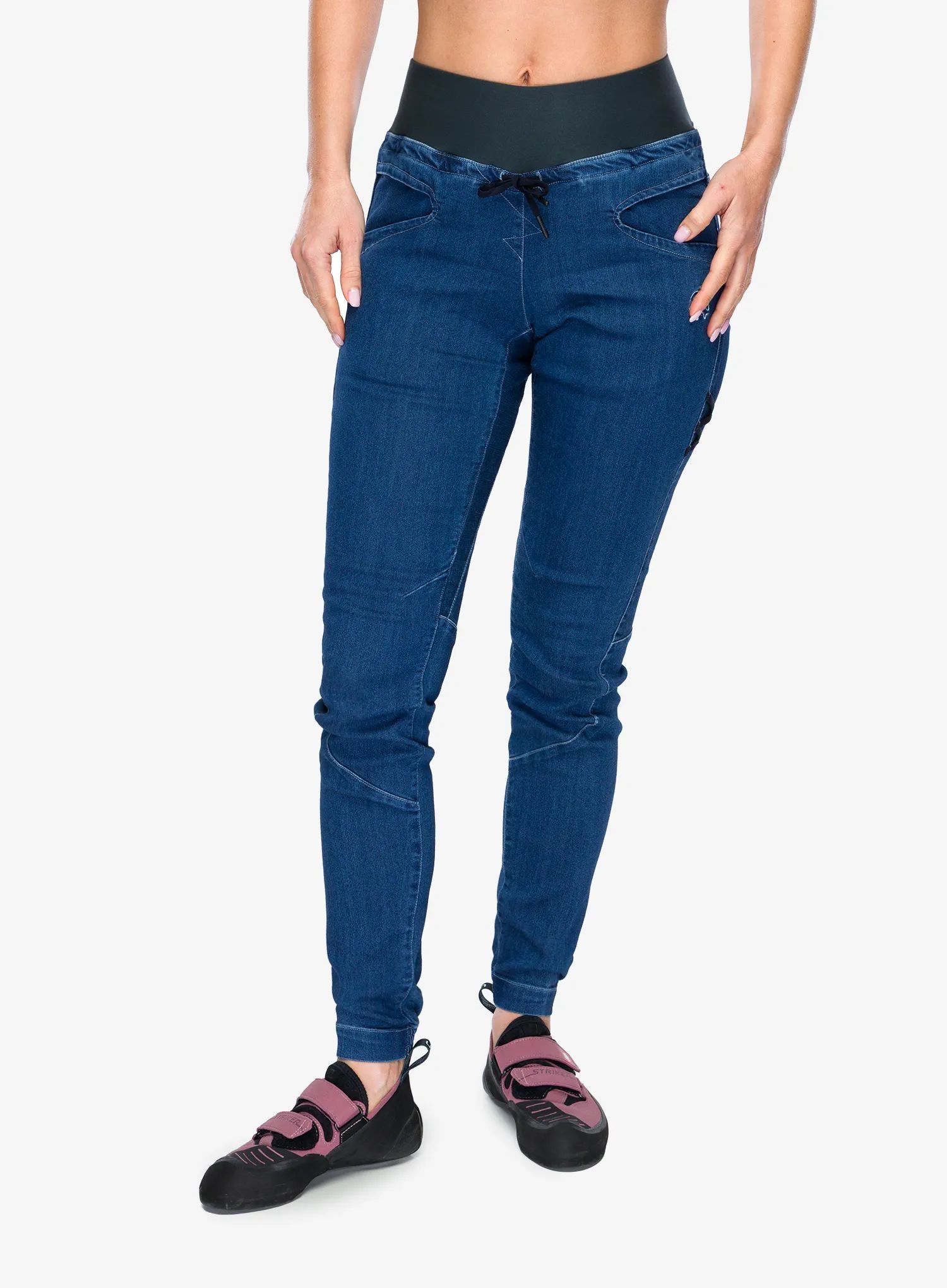 Dámské lezecké kalhoty Rafiki Cerro tmavě modrý denim 36 (s)
