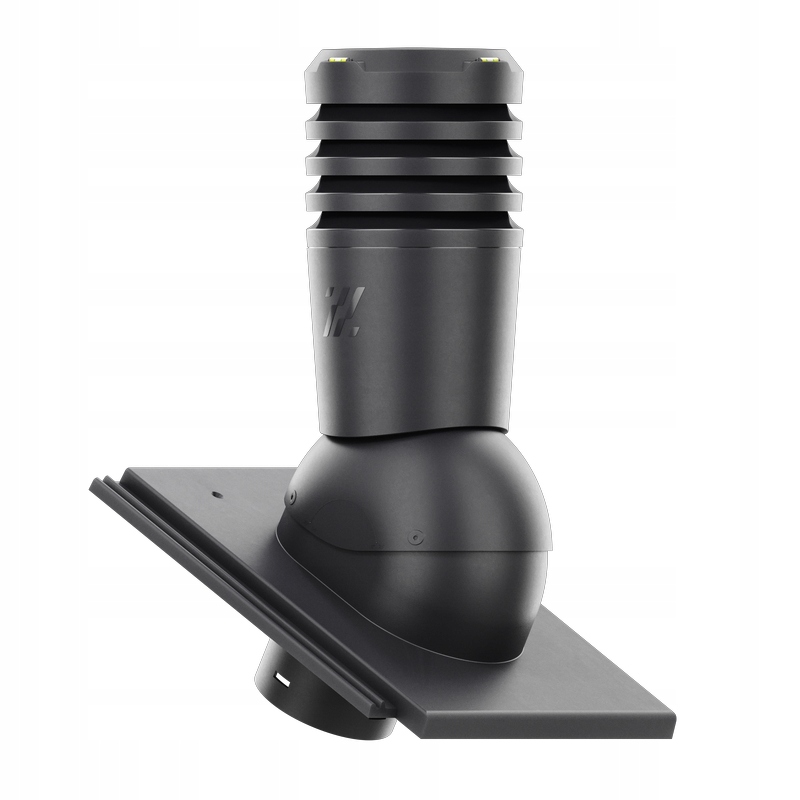 Větrací komín ECO150 střešní krytina Braas Teviva Grafitová