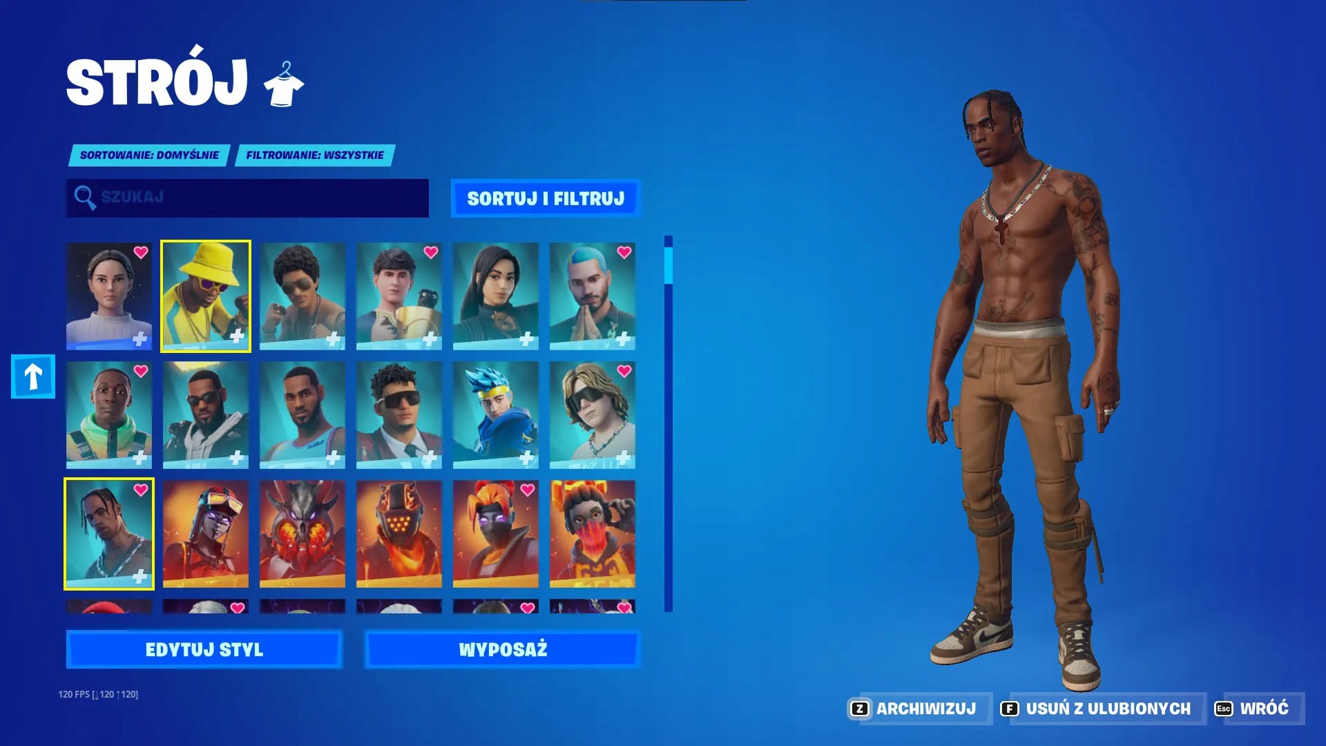 KONTO FORTNITE TRAVIS SCOTT MARVEL STAR WARS REAPER MINTY AXE SPIDER MAN VD Producent Epic Games