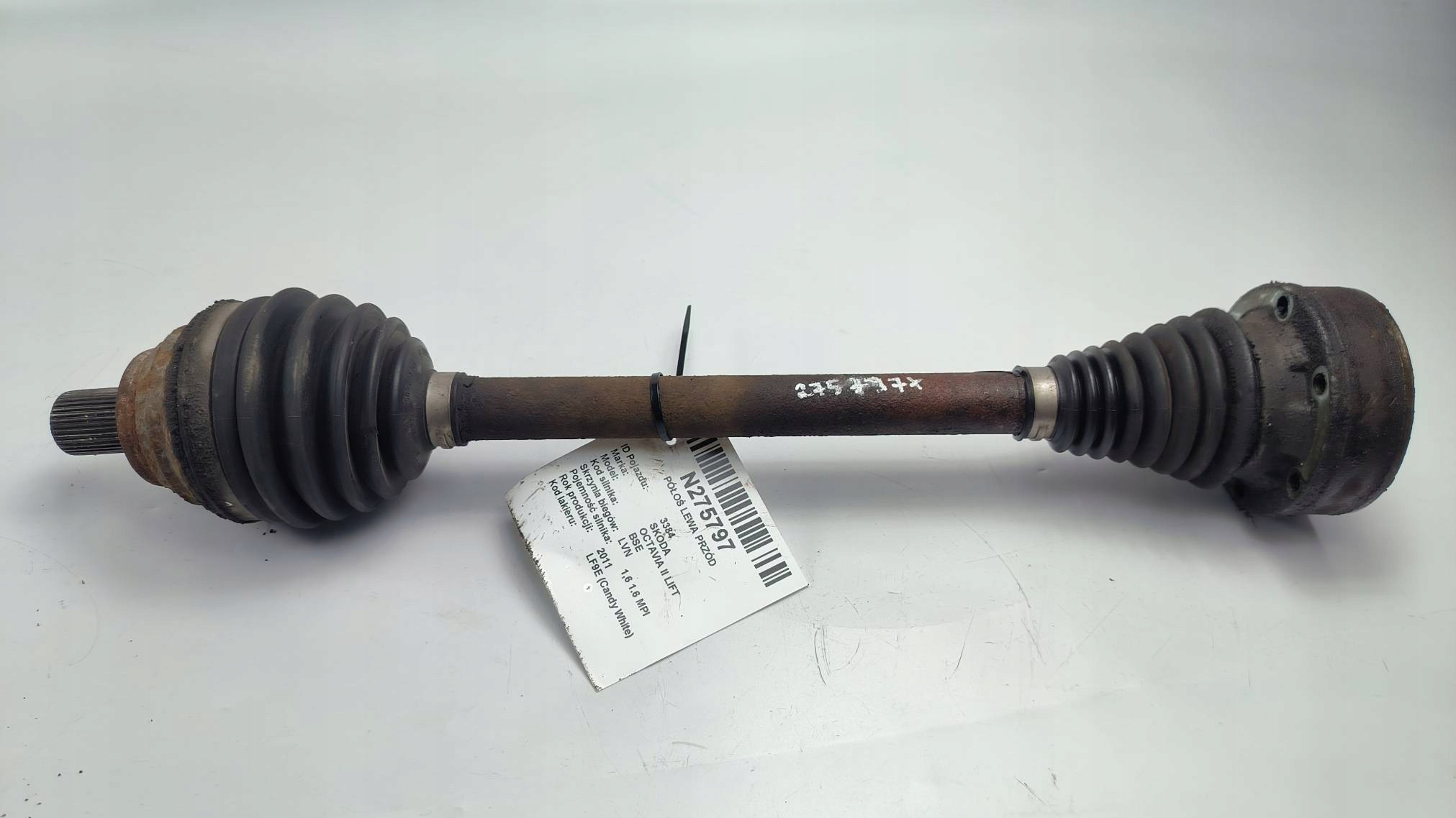 semi-axis left front 1.6 MPI SKODA OCTAVIA II LIFT