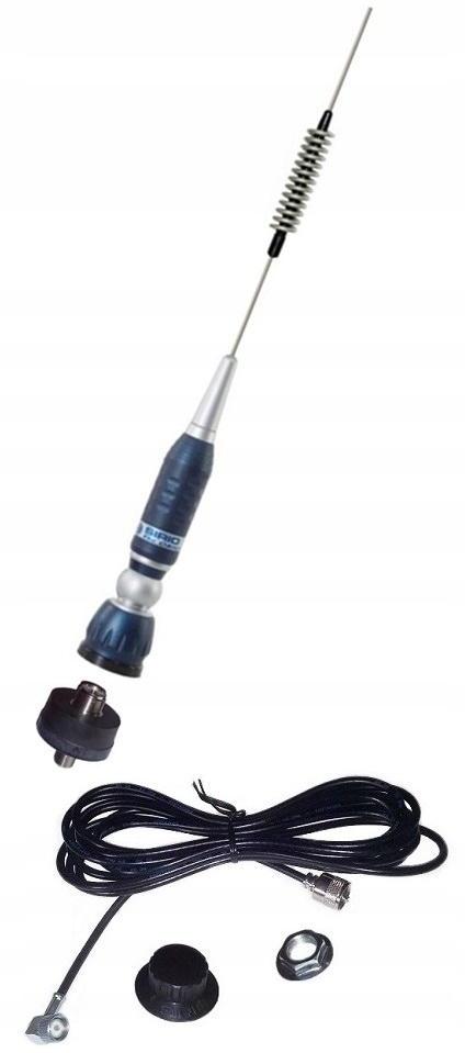 

Antena Cb Sirio Turbo 800 Pl+ Główka Przewód 4m