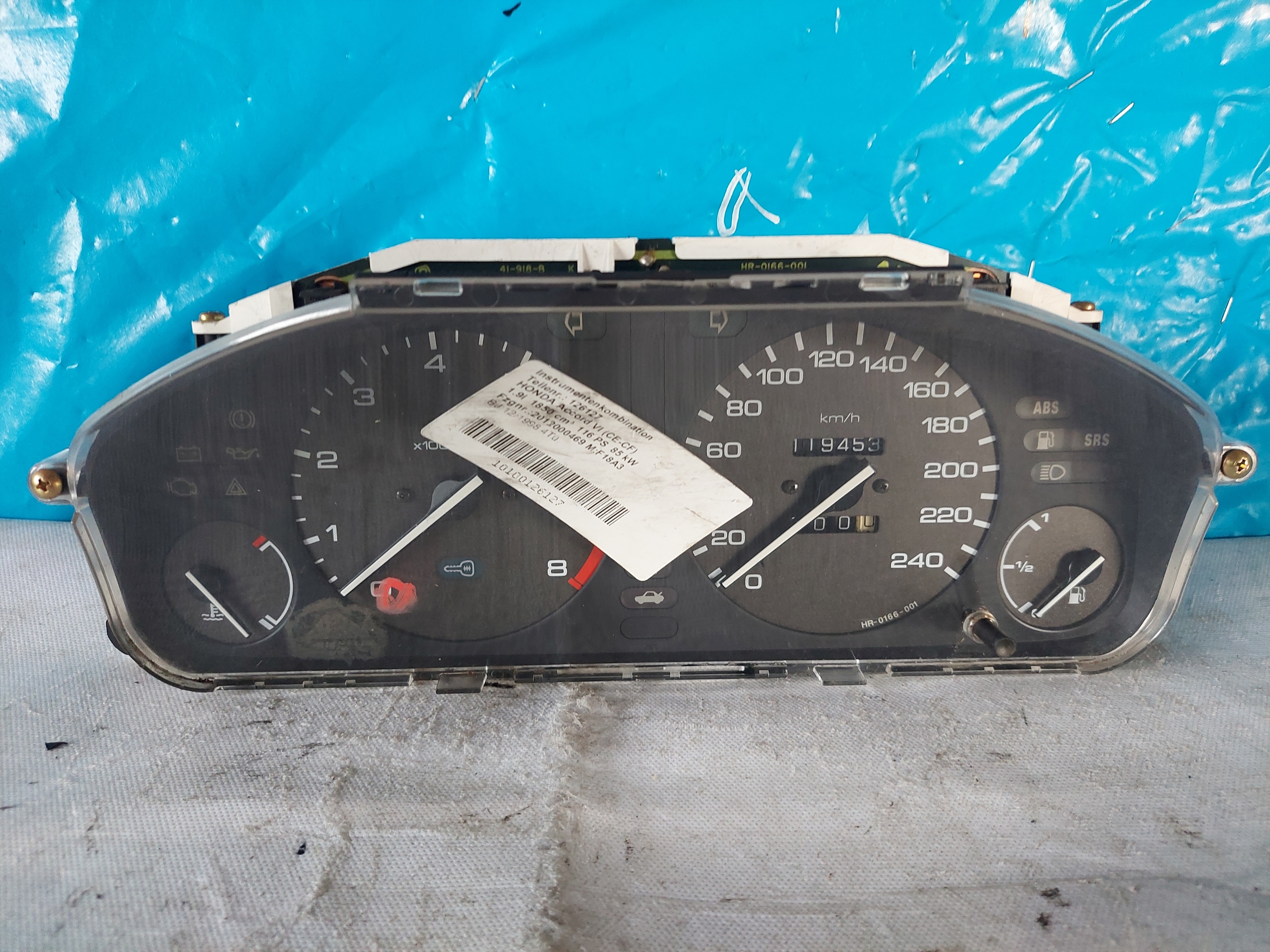 dials clock HONDA ACCORD V 2.0 B 430932B