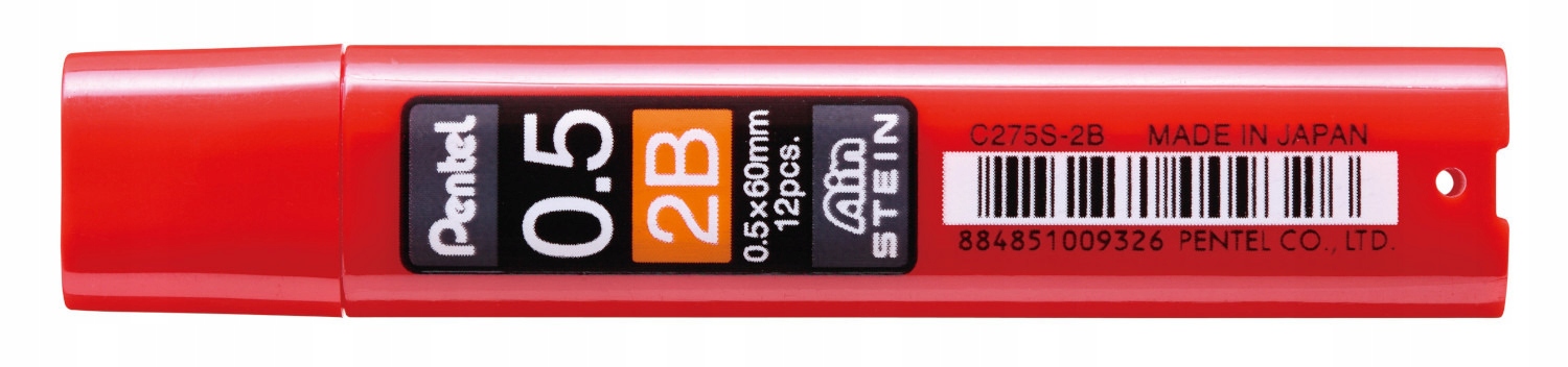 

Grafity 0,5 mm Ain Stein Pentel C275S 2B