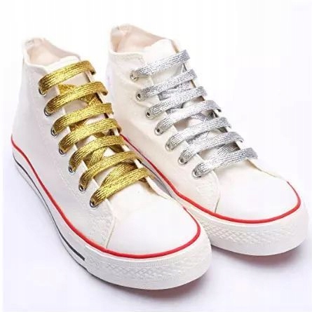 

Sznurówki Brokatowe Ozdobne Wstążki do butów_120cm