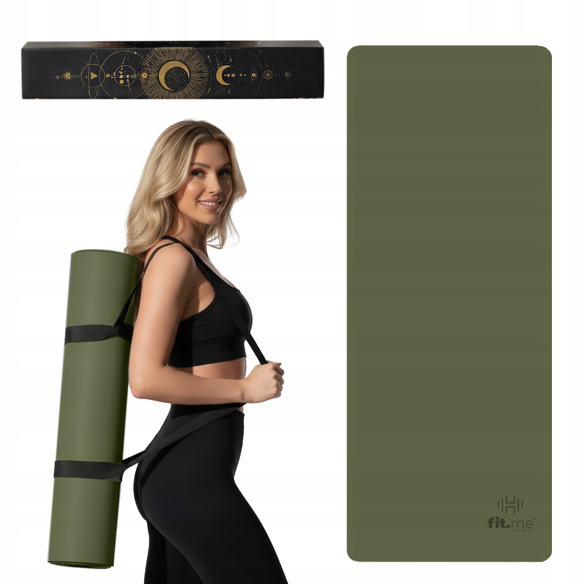 Piękna Mata Premium Do Jogi Ćwiczeń Fitness Antypoślizgowa Kauczuk Pu