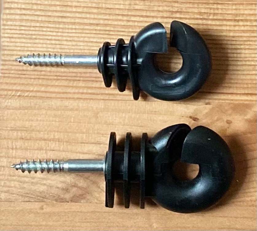 IZOLATOR DO DRUTU PLECIONKI FI6 GRUBY WKRĘT MEGA MOCNY PASTUCH ELEKTRYCZNY Marka Profarmer.eu