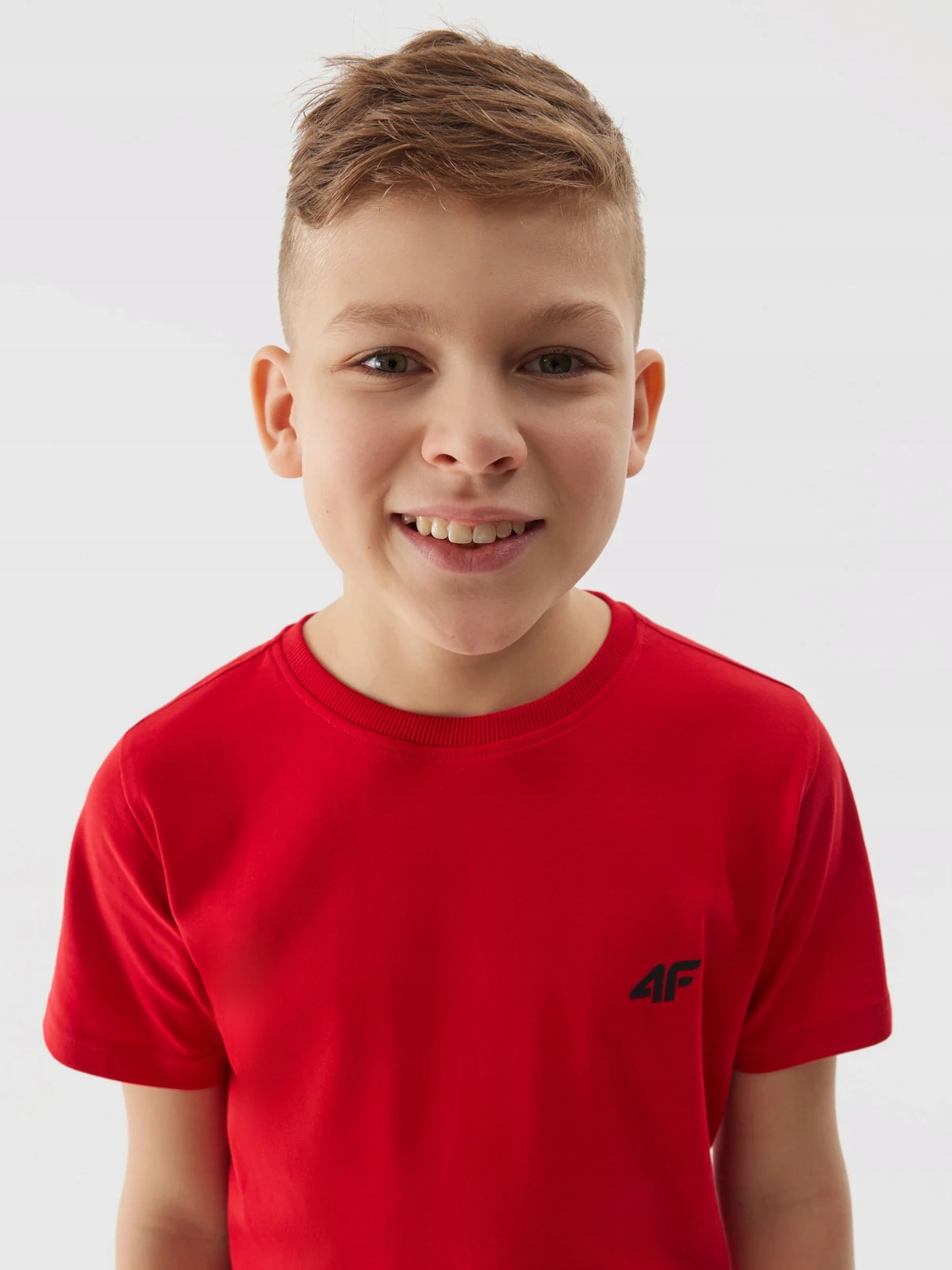 T-SHIRT CHŁOPIĘCY 4F GŁADKI KOSZULKA DZIECIĘCA BASIC SS24 Kod producenta TTSHM1116