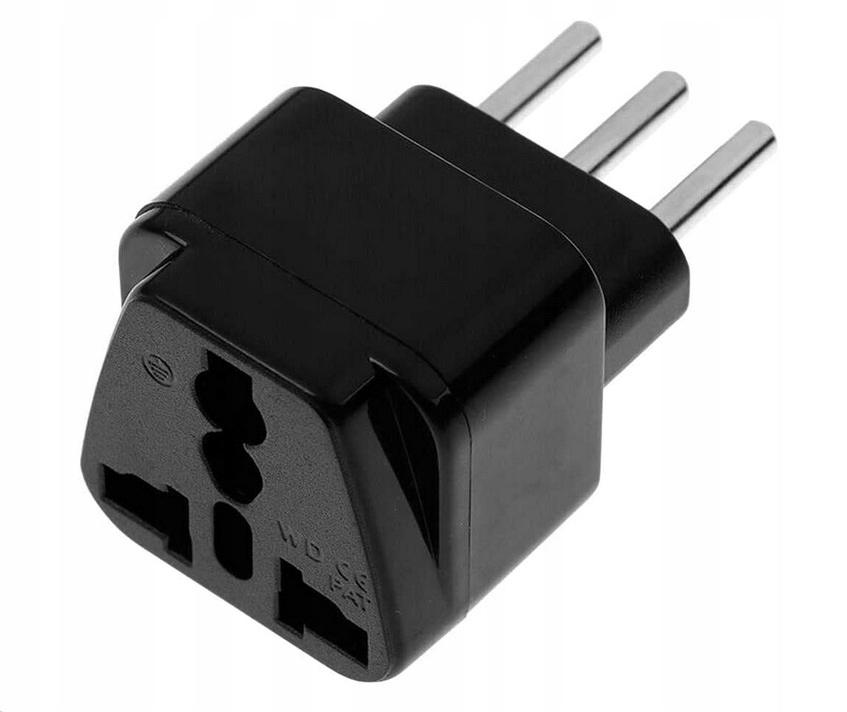Adapter Podróżny Przejściówka Polska Włochy Włoski San Marino Italy Chile