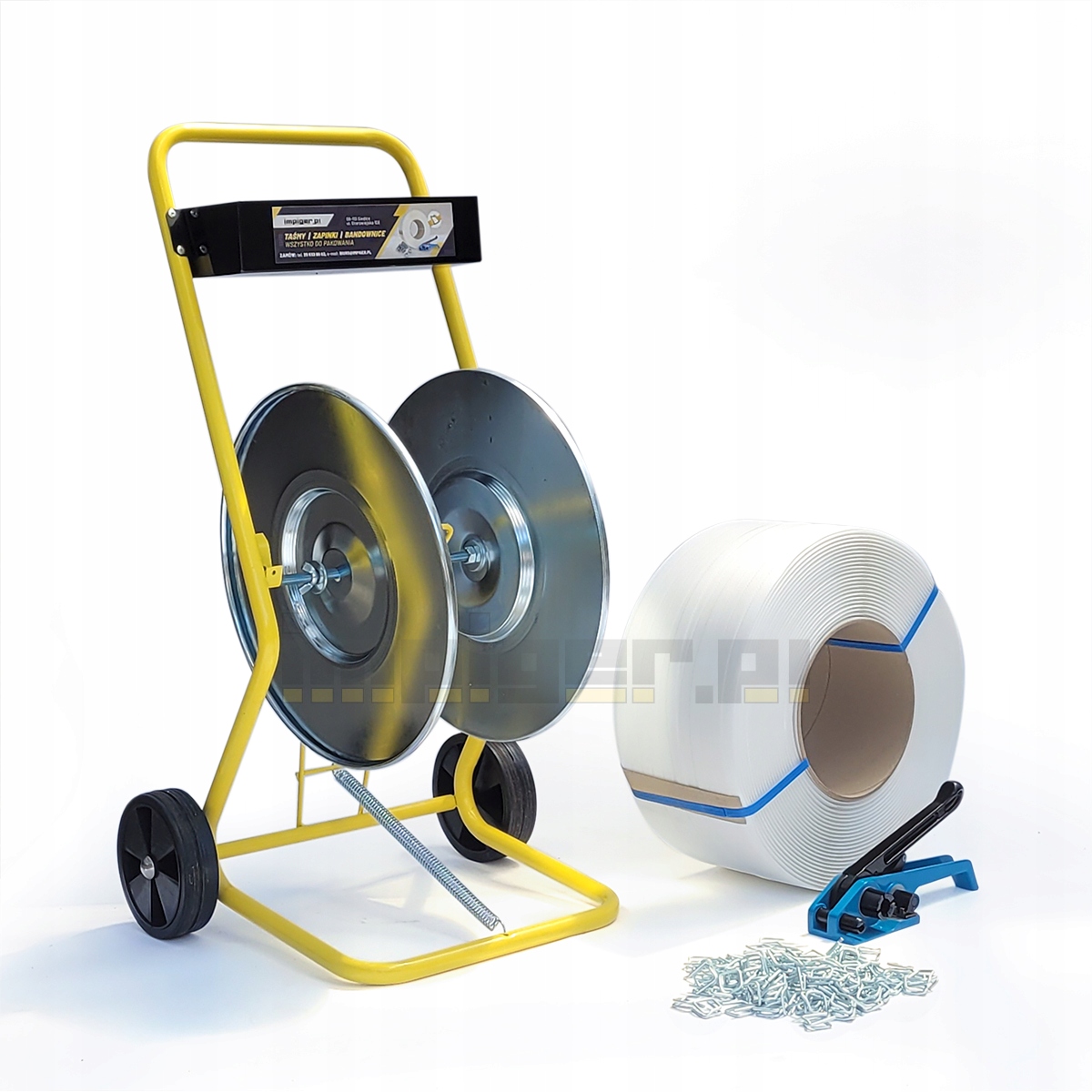 12mm ZESTAW do pakowania bandowania palet taśma PP Kod producenta zestawPP12