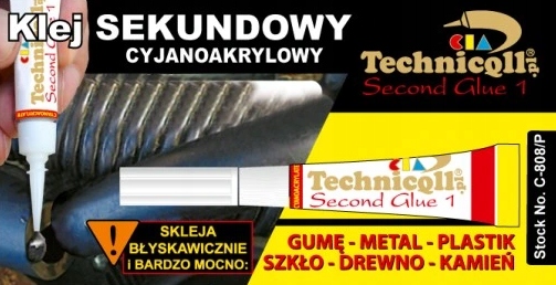 

Klej Sekundowy C-808/P 2g Technicqll