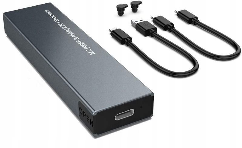 

Obudowa M.2 NVMe Sata PCIe Ssd do Usb Usb-c Gen2