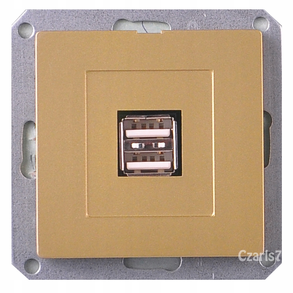 

Gniazdo Usb Ładowarka Premium Złote Moduł