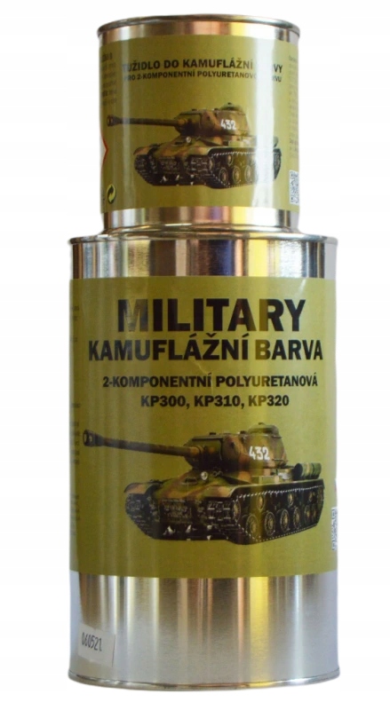 Kamuflážní Barvy Military 2-K polyuretanová Ral 5017,6,25kg set s tužidlem