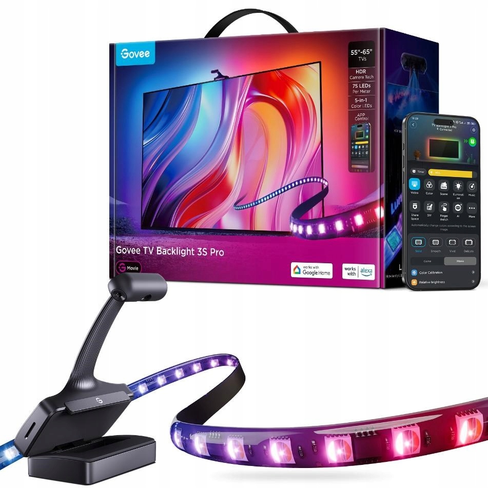 Govee Tv Backlight 3S Pro 55-65" Smart Led podsvícení Rgbic R2A80C11