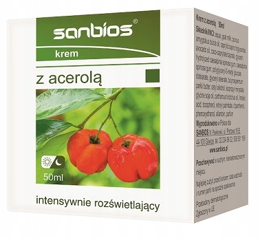 

Krem z Acerolą intensywnie rozświetlający Sanbios