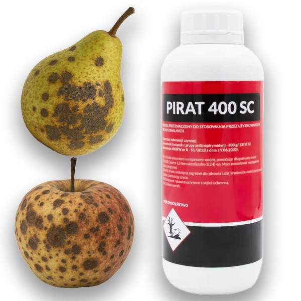 Oprysk Grzybobójczy Na Parcha Jabłoni Gruszy I Pigwy Pirat 400 Sc 1L