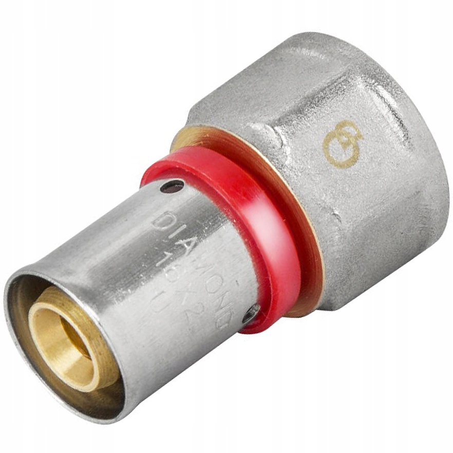 ZAPRASOWYWANA ZŁĄCZKA MUFOWA 20X3/4 GW PEX ALUPEX MOSIĄDZ WYSOKA JAKOŚĆ