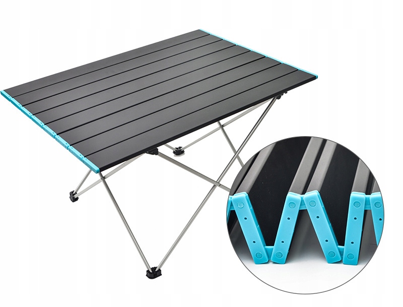 Hliníkový Turistický Stolek Skládací V Pouzdru Kemping 68 cm
