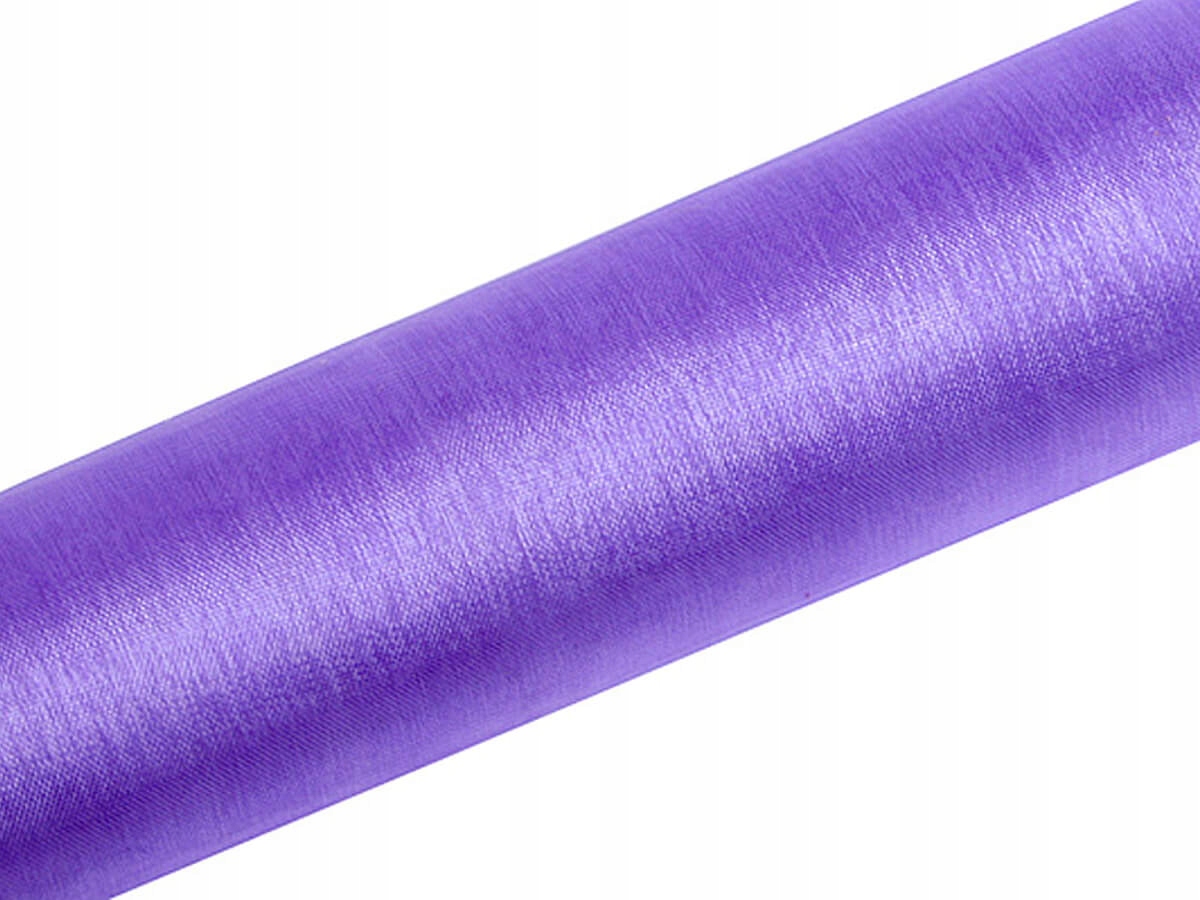 

Organza organtyna gładka liliowa 16 cm x 9 metrów