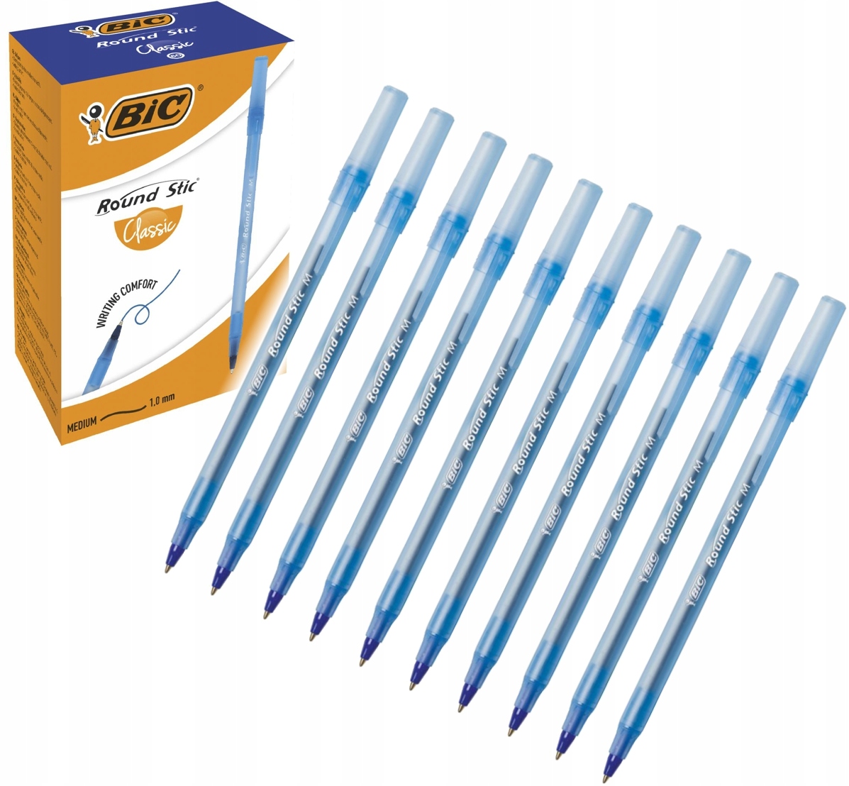 

Bic Długopis Round Stic 10 Sztuk 1mm niebieski