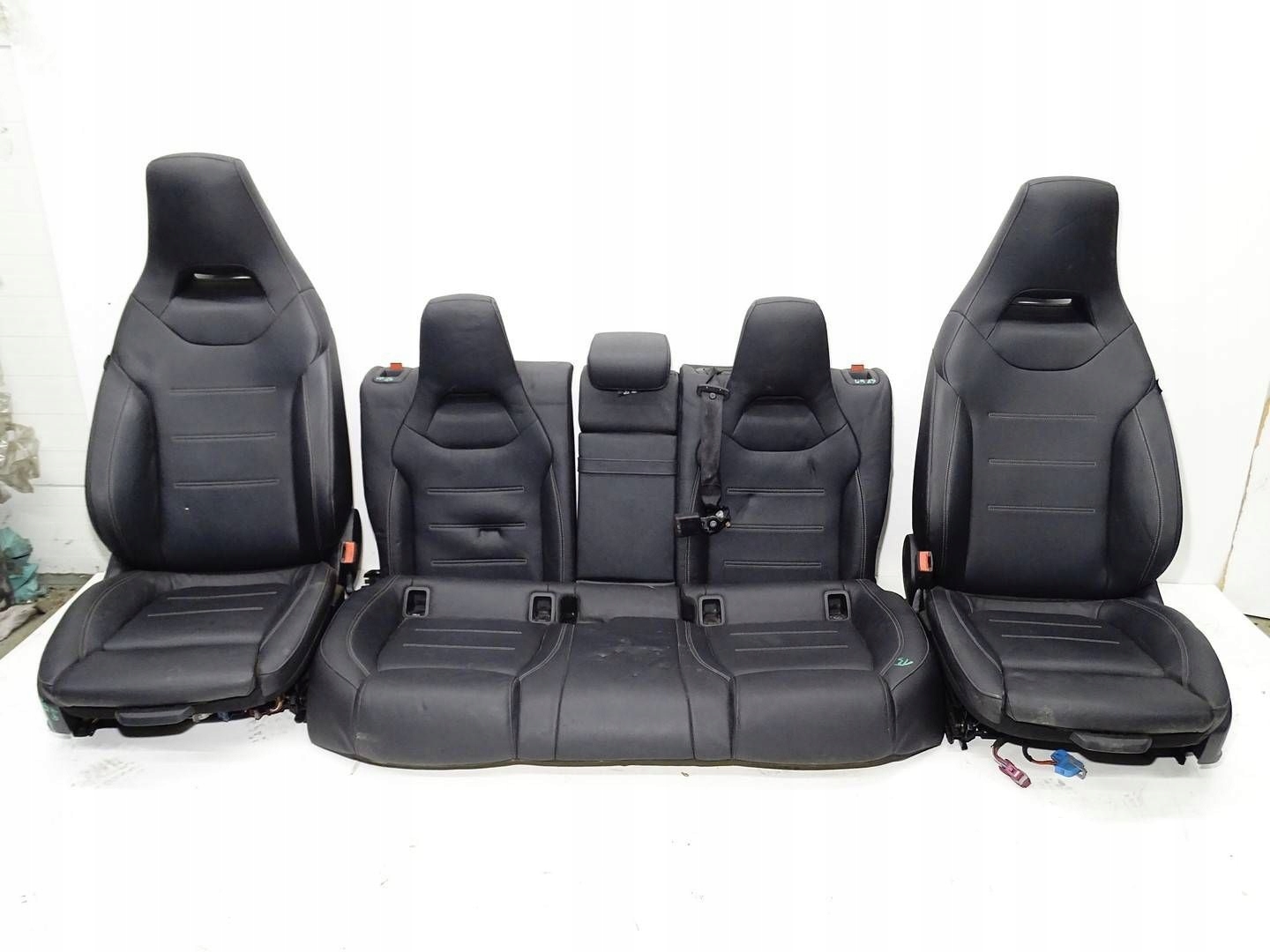 seats front rear part KOMPLET leather side MERCEDES A W177 A35 AMG
