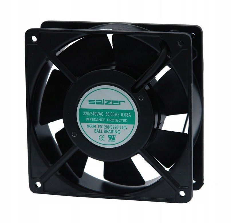 

Wentylator 230VAC 0.12A 183m3/h 120x120x38
