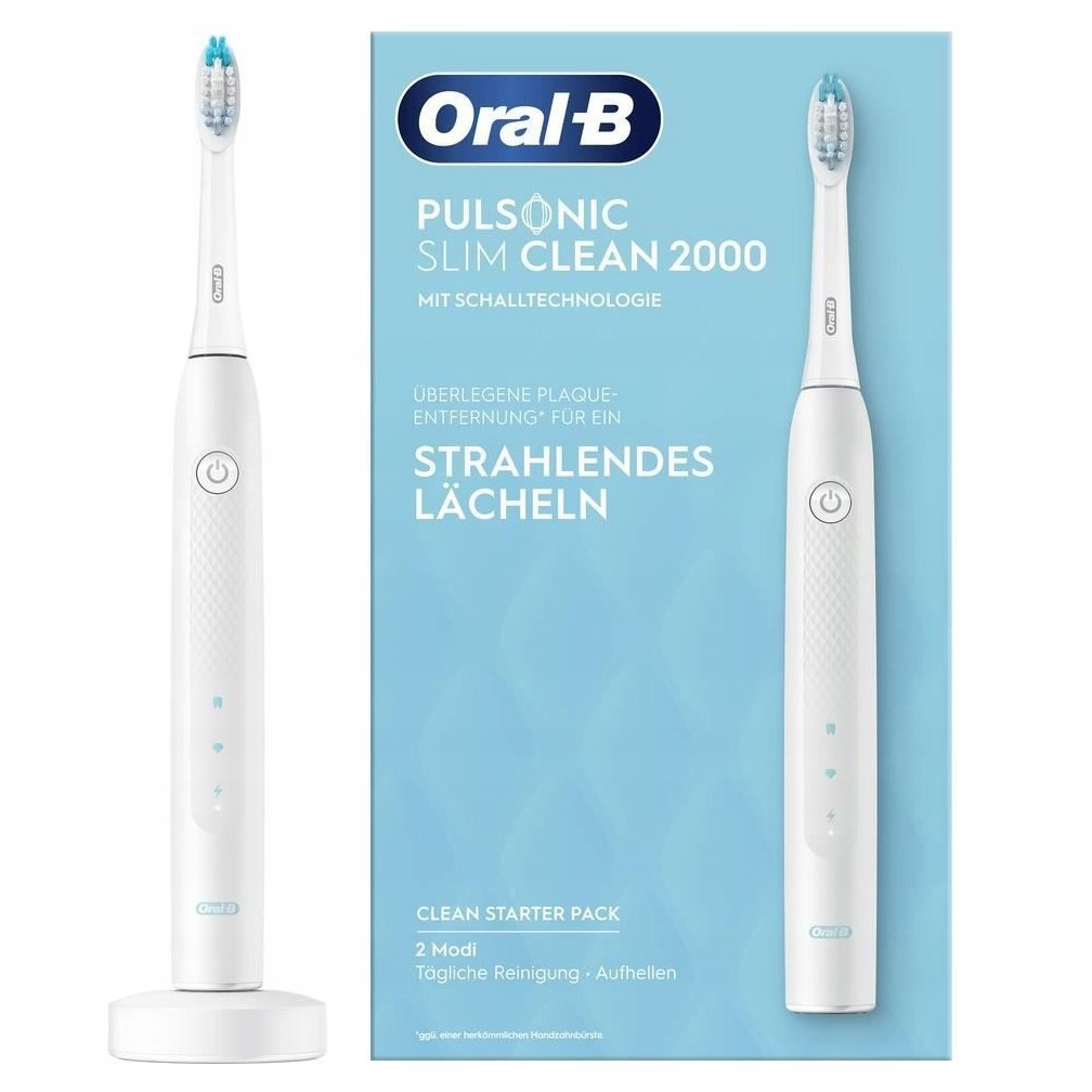 Szczoteczka Elektryczna Do Zębów Oral-b Pulsonic Slim Clean 2000 Biała