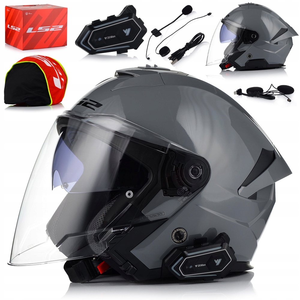 Otvorená Motocyklová Prilba LS2 OF618 Verso II Nardo Blenda Interkom
