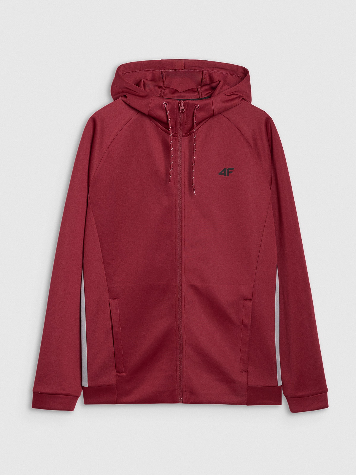4F Tepláková mikina Červená M