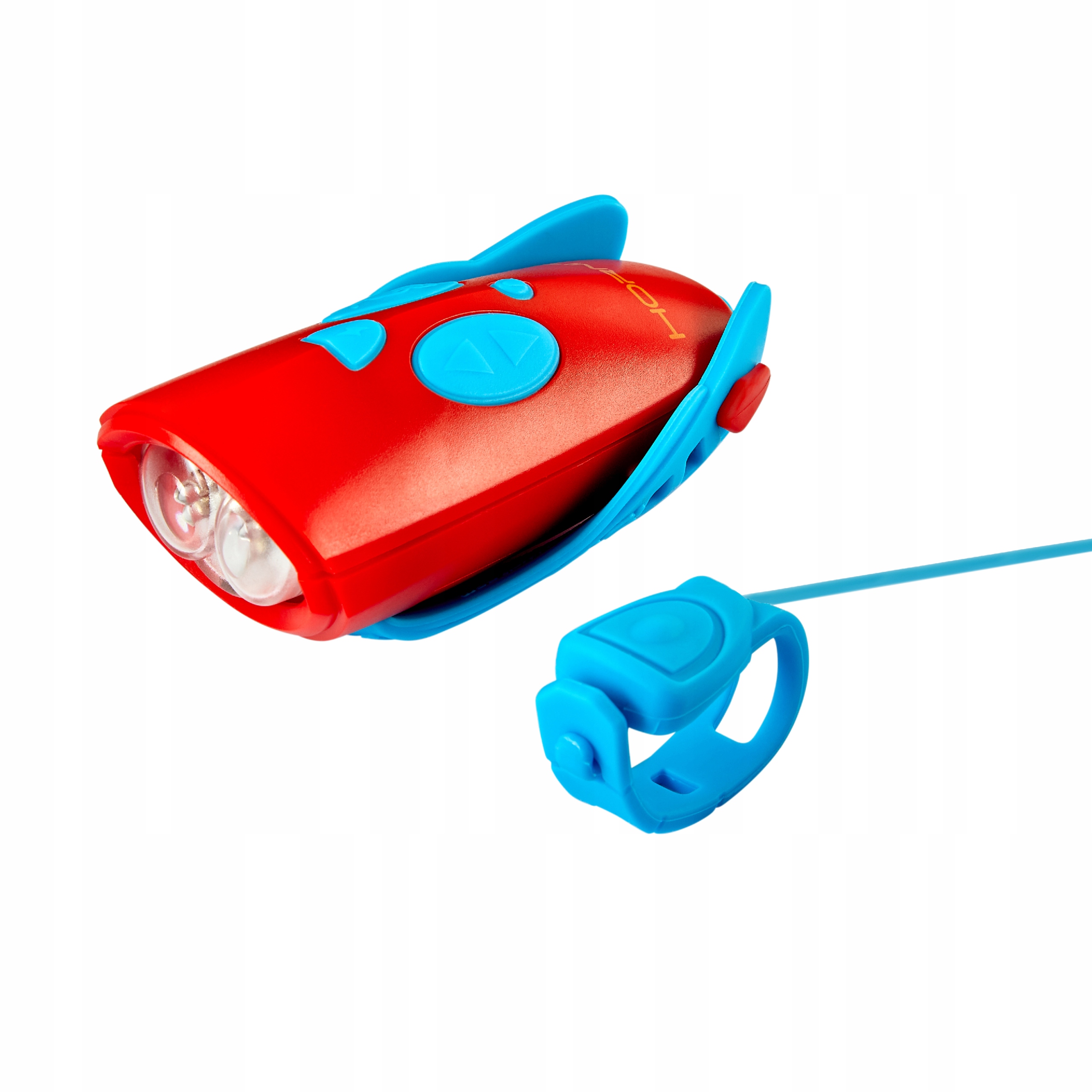 

Mini Hornit lampka rowerowa klakson Czerwony