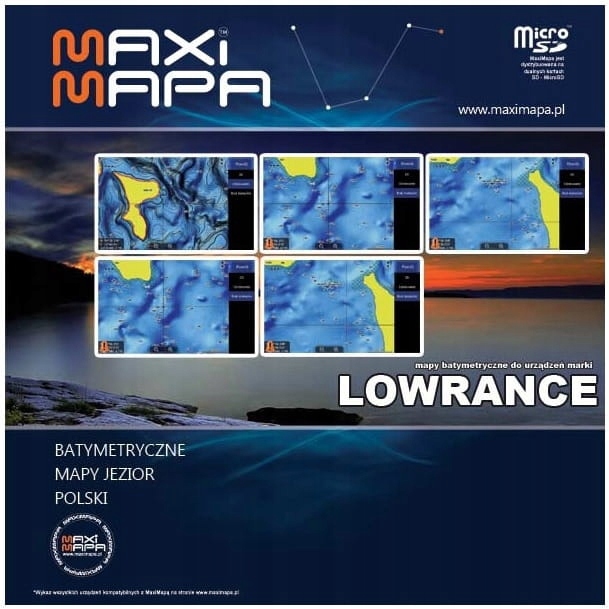 Maximapa Mapa Do Echosonda Lowrance Polska Południe
