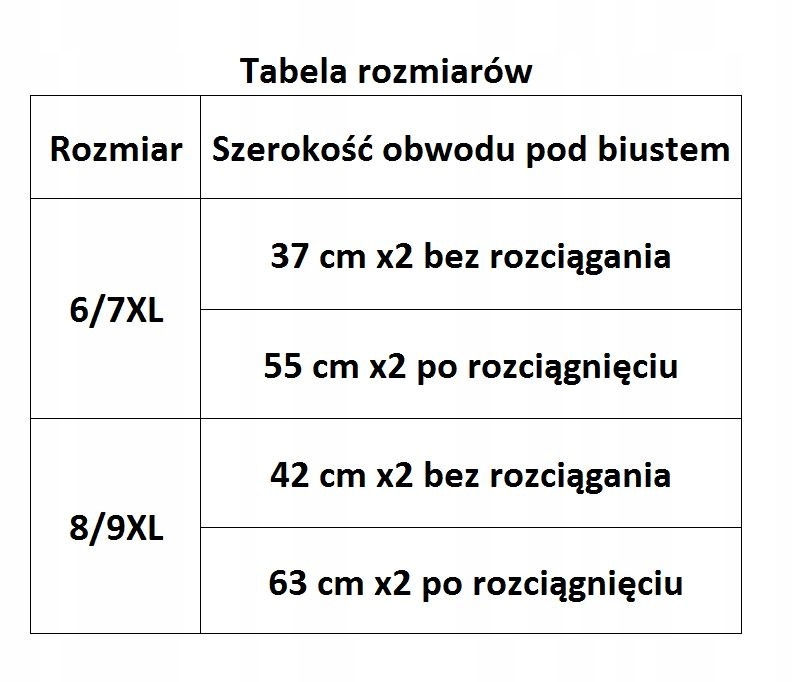 TOP DAMSKI SPORTOWY czarny 8XL/9XL Rozmiar 8XL