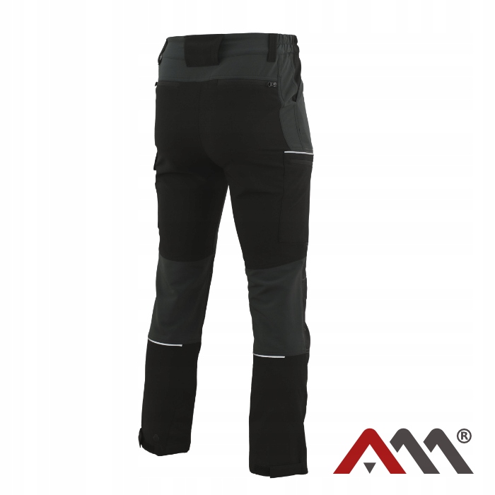 Spodnie robocze męskie OCIEPLANE wodoodporne ciepłe ochronne bhp do pasa Rozmiar XL