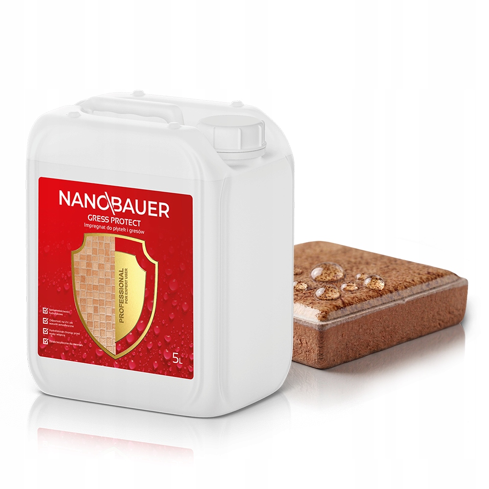 Impregnát na ochranu gresových a keramických dlaždic Nanobauer 5L