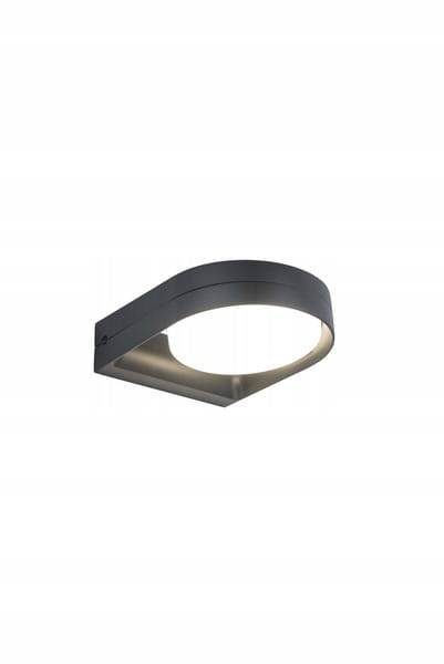 Fasádní Led lampa 14W Fele antracit IP54, venkovní nástěnné svítidlo Lutec
