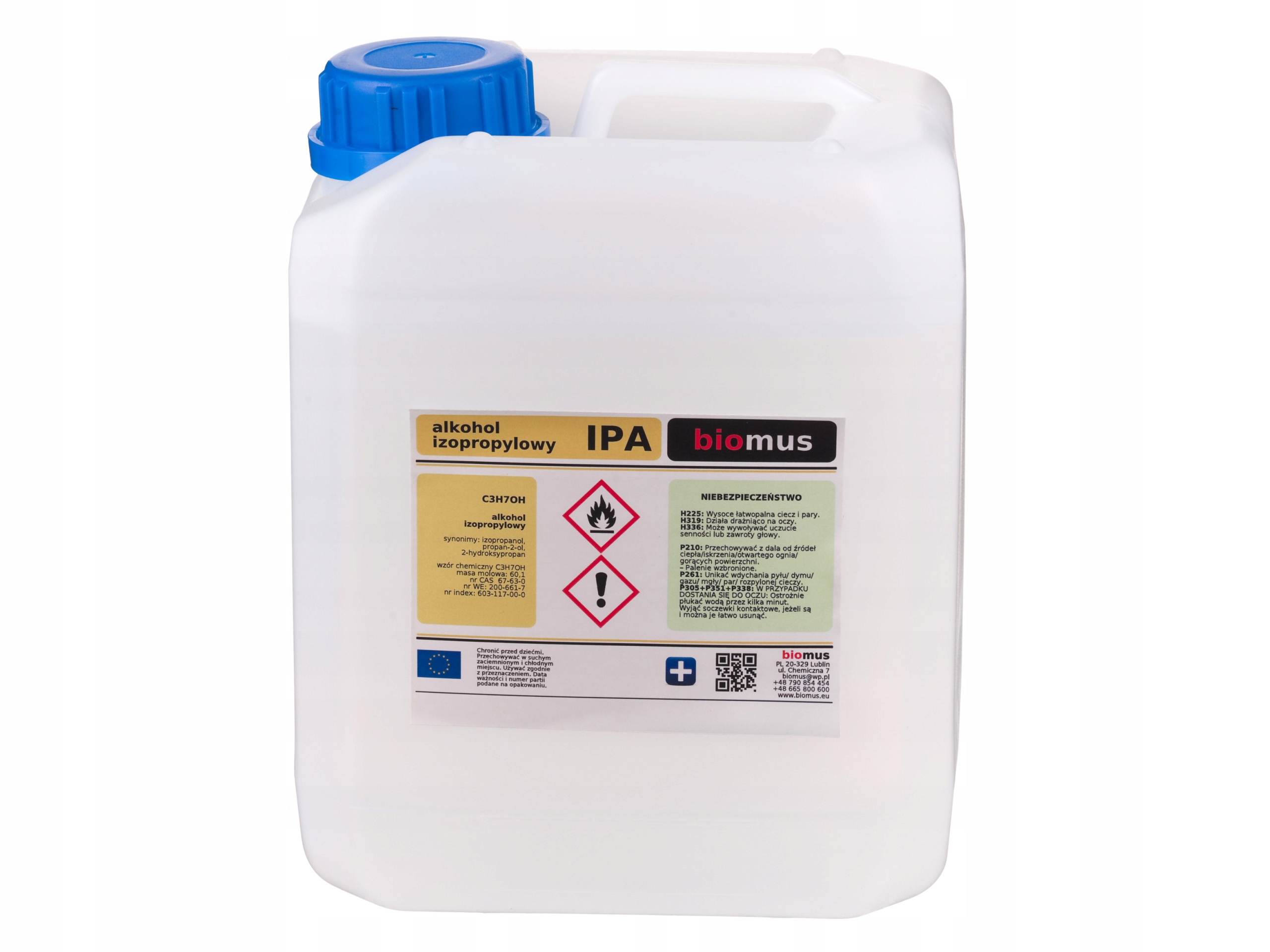

Alkohol Izopropylowy Izopropanol Ipa 5L Biomus