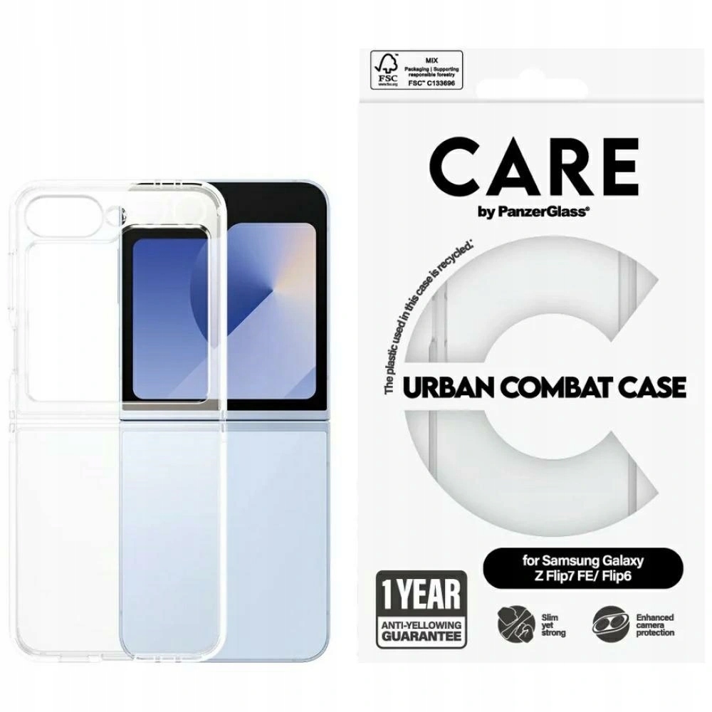 Pouzdro Care by PanzerGlass Flagship Urban Combat pro Samsung Galaxy Z Flip7 Fe