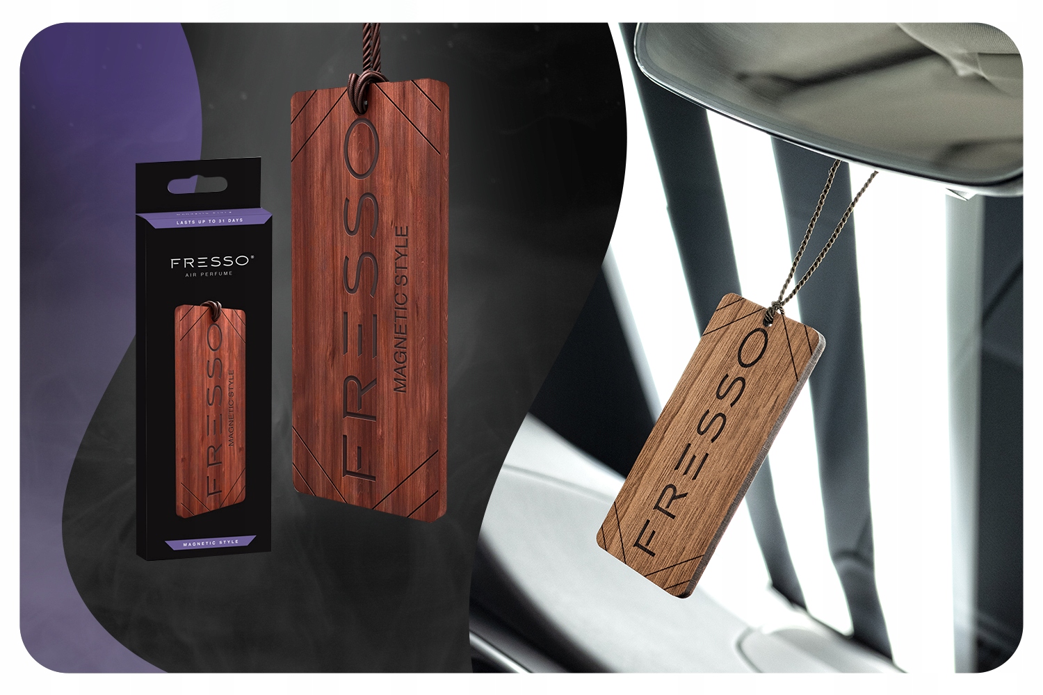 ZESTAW PREZENTOWY Magnetic Style Box Christmas Fresso (zawieszka +perfumy) Numer katalogowy producenta Magnetic Style zestaw 1+1