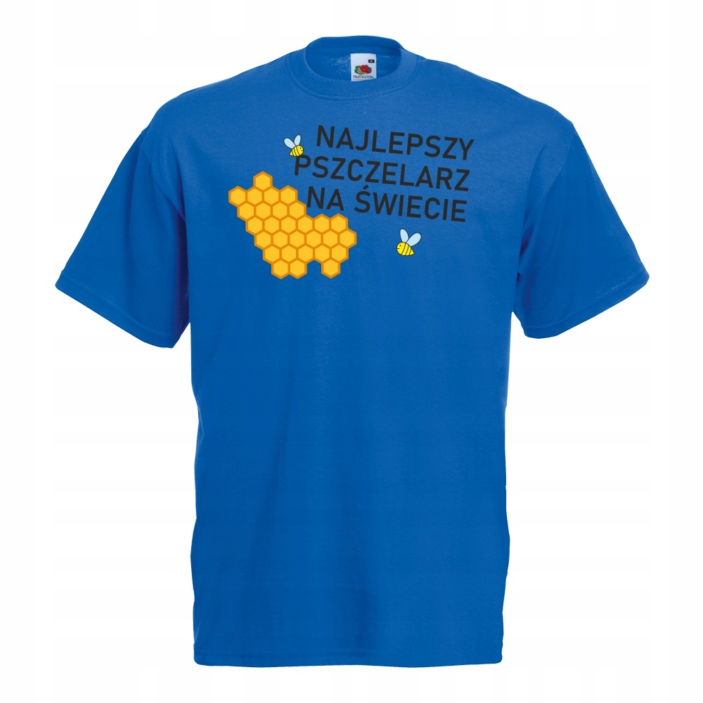 

Koszulka najlepszy pszczelarz XL niebieska