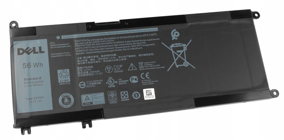 Dell Battery, 56WHR, 4 Cell,