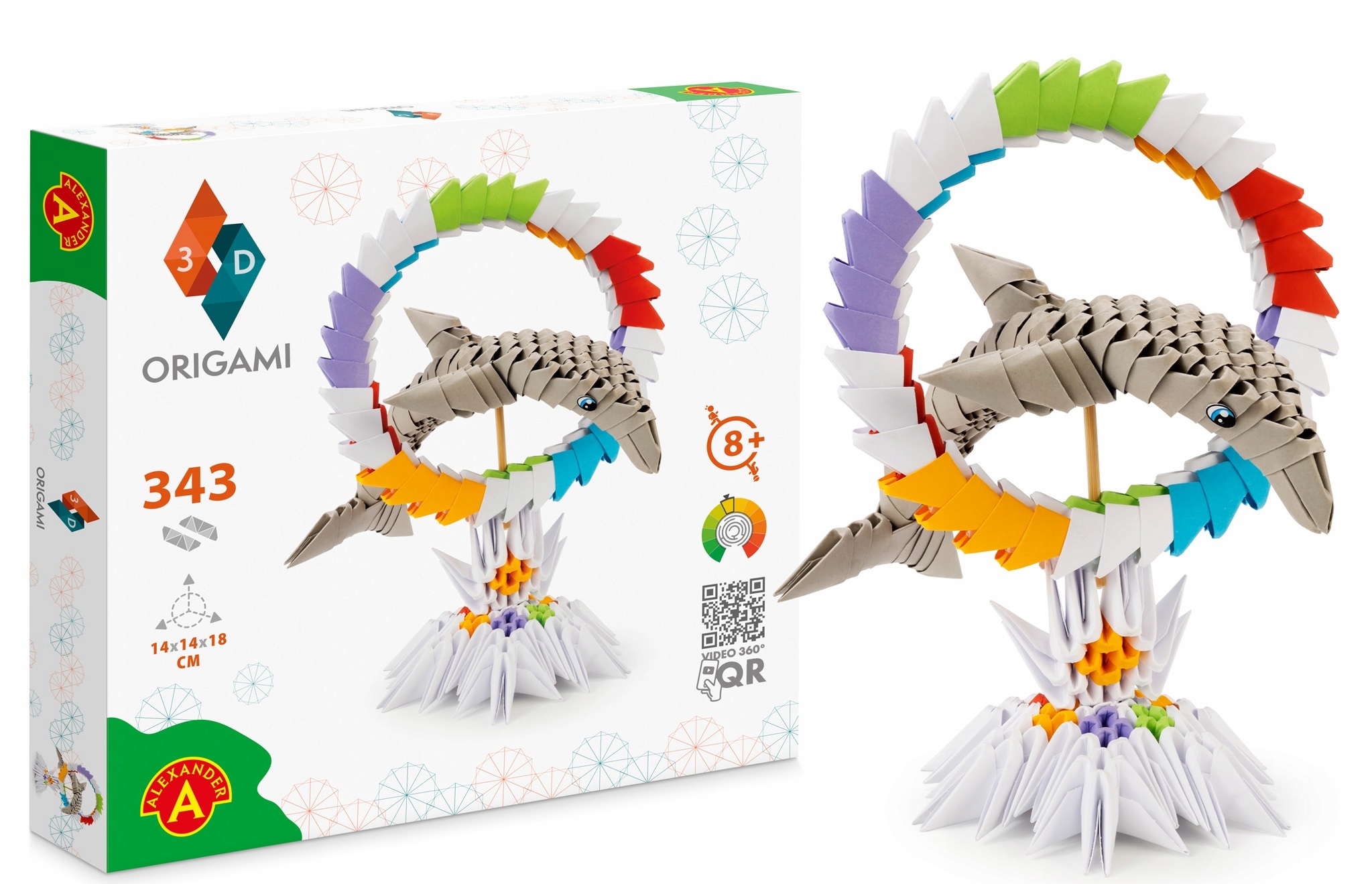 

Origami 3D Delfin Alexander 8+