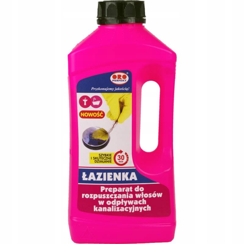 Levně 2x Oro Čisticí prostředek do koupelny 800 ml Rozpouští vlasy v odtokech