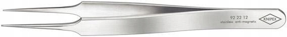 Pinzeta je přesná, ostře zakončená koncovkami, nerezová