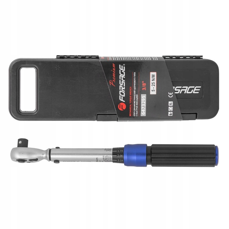 

Klucz Dynamometryczny 3/8 5-25Nm Etui 48601